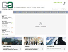 Tablet Screenshot of glassaftercare.com